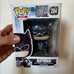 Pop Heroes Batman Vinyl Figure - Black and Gray